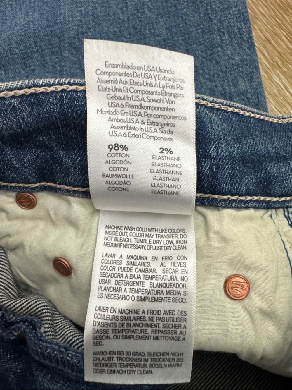 MOTHER Superior High Waisted Rider Ankle Jeans Far Beyond the Sky Size 25 - Picture 10 of 12